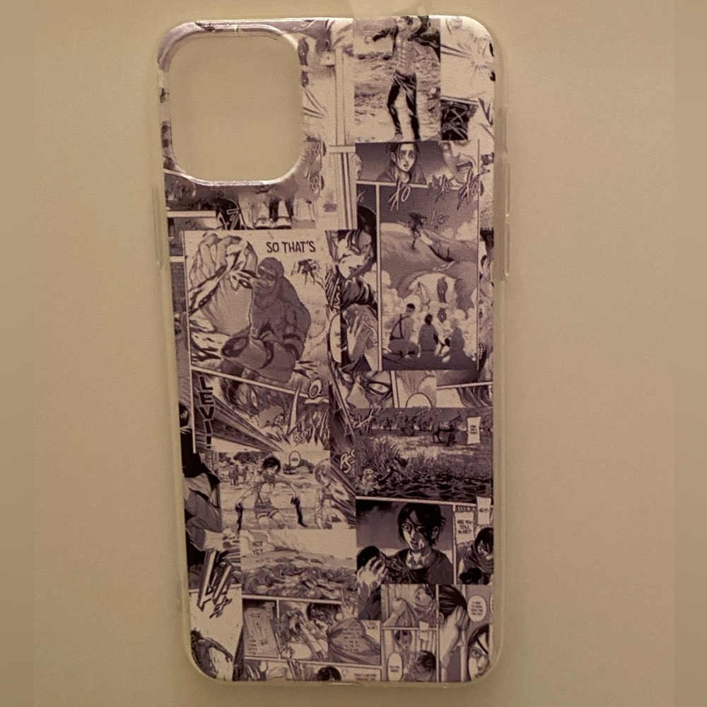 iphone 11 Pro Max Black And White Comic Case